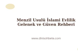 Menzil Islami Evlilik Sitesi