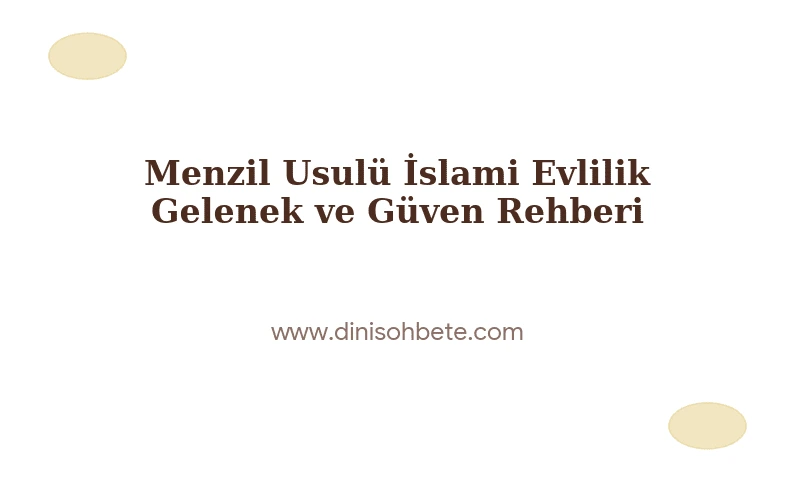 Menzil İslami Evlilik Sitesi